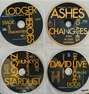 Massive DAVID BOWIE CD Collection / Includes Original Discs, Box Sets, Rarities!