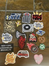 Lot Of 18 Iron On Patches