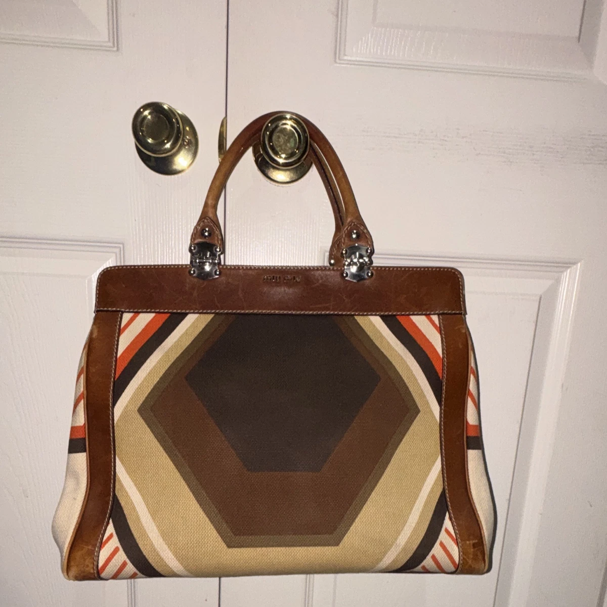 【大幅値下げ】MIU MIU nylon zip hand bag Miu Miu Zip Satchel/Top Handle Bag Handbags & Bags for Women for