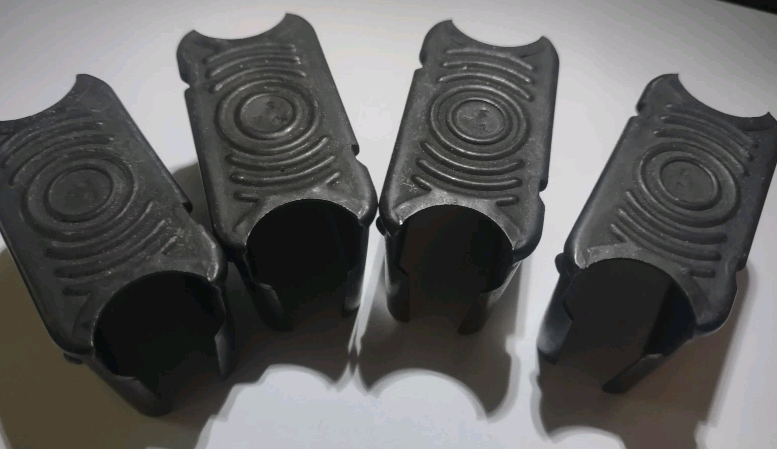 Lot Of 4 M1 Garand 8 Round Enbloc Clip WWII International Silver