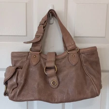 MARC By Marc Jacobs Women's Brown Leather Small Tote Bag Size 14"x7"x5"