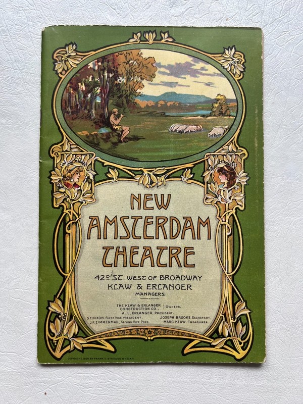 1913 New Amsterdam Theatre Christie MacDonald in The Spring Maid George Marion
