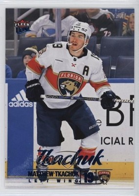 2024-25 Upper Deck Fleer Ultra Blue Foil 349/399 Matthew Tkachuk #130 1ej6
