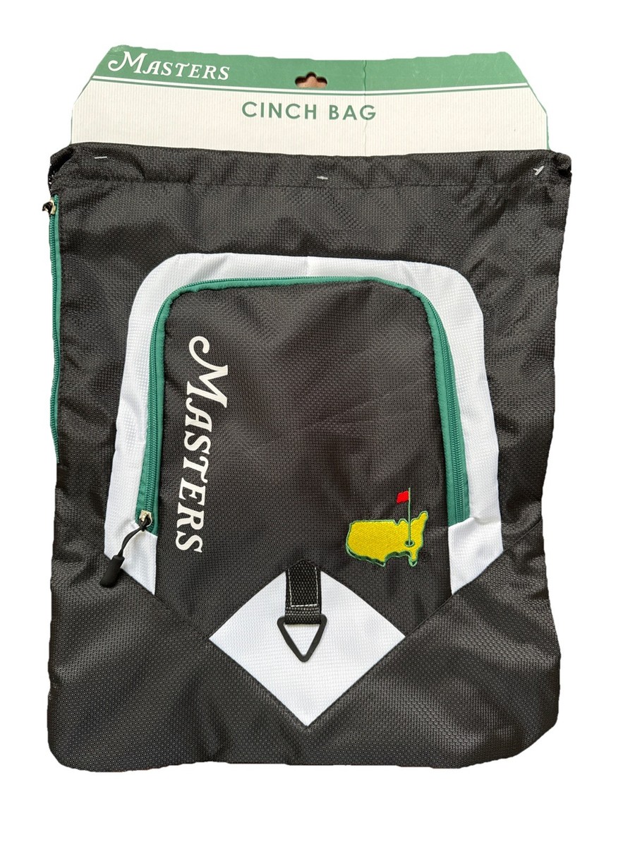 MASTERS ナップザック NWT Masters Black Backpack Cinch Bag Augusta National | eBay