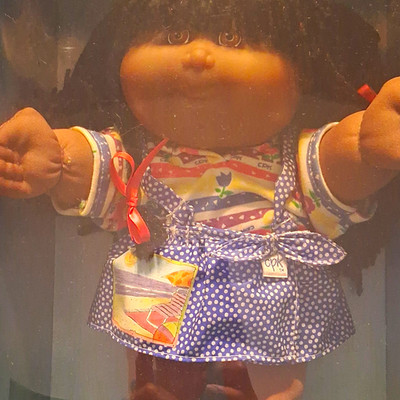 Cabbage Patch Kids 14in Kid Girl Doll 1995 Black Hair Brown Eyes, Unopened
