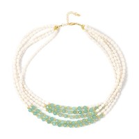 Cavill Silber Halskette Mit Amazonit 55,49Ct Perlen HäMatit Echtschmuck