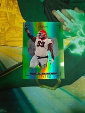 2022 Keepsake Football Edition Green Prizm Jordan Davis /150