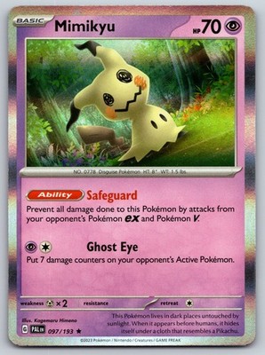 Mimikyu Holo 097/193 SV02: Paldea Evolved Rare MP
