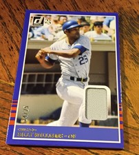 2025 Panini Donruss BILLY WILLIAMS Retro 1985 Blue Relic 24/25 Color Match