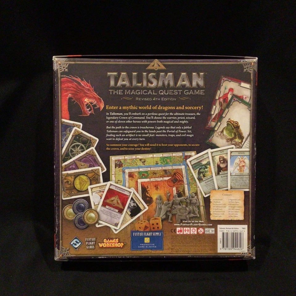 25% OFF SALE! Talisman Magical Quest Board Game FFG Revised 4th Edition COMPLETE - Image 3 of 4