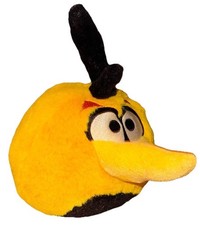 Angry Birds Plush Bubbles Yellow Long Beak No Sound Commonwealth Toy 2012 6  