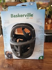 Brand New Baskerville Ultra Dog Muzzle Basket Mouth Guard Black Size 5 Training