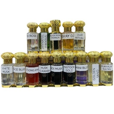 Attar Oil Perfume Itr 12mL (0.4 OZ) Musk Oud Alcohol Free Unisex