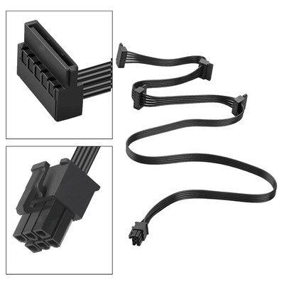 Stromversorgungskabel Langlebiges, Tragbares PCI E 6-Pin-Stromkabel Für