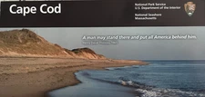 New CAPE COD SEASHORE - MA  NATIONAL PARK SERVICE UNIGRID BROCHURE/MAP  GPO 2024
