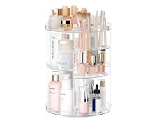 360  Makeup Organizer Cosmetic Storage Rack Transparent NEW