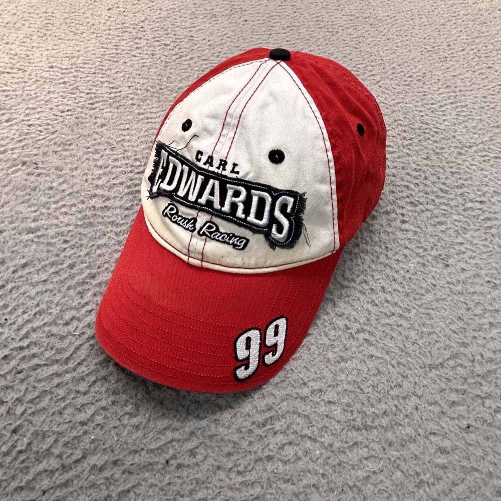 Carl Edwards NASCAR Cat in the Hat Baseball Cap One Size Team Caliber Roush Racing