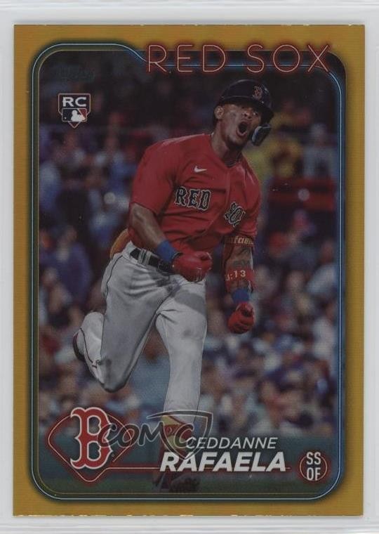 2024 Topps Series 1 Gold Foil Ceddanne Rafaela #313 1ja4