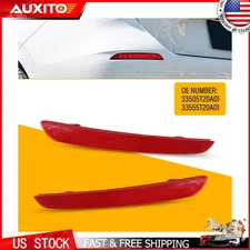 Left Driver / RH Passenger Rear Bumper Reflector For Honda Civic Sedan 2022 2023