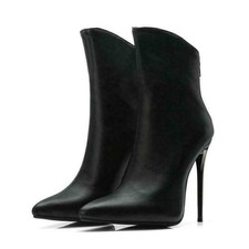 Fashion Womens Pointed Toe Ankle Boots High Heels Nightclub Party Dress OL Shoes