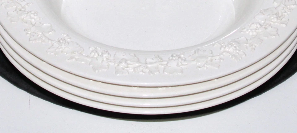 Wedgwood Queensware Porcelain Bowl Grape & Vine Mid Century Sold Individually - Image 4 of 4