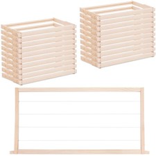 Cadre de ruche Langstroth, grillagé, en pin, 232 mm - 20 pièces