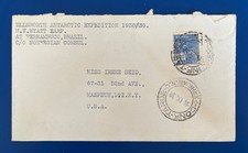 Neat cover ELLSWORTH ANTARCTIC EXPEDITION 1938 from Pernambuco, Brazil to NY