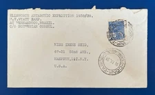 Neat cover ELLSWORTH ANTARCTIC EXPEDITION 1938 from Pernambuco, Brazil to NY
