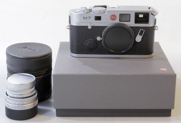 MINT IN BOX]Leica M7 0.72 35mm Rangefinder Film Camera-Silver+