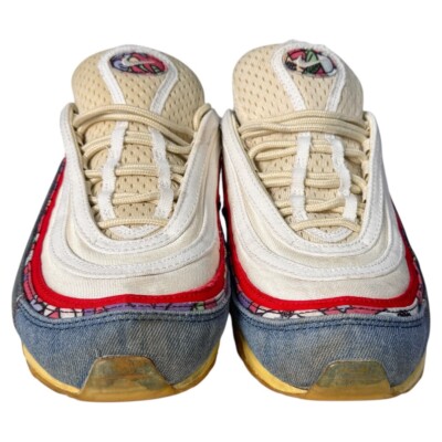 Nike Air Max 97 Coconut Milk Track Red-Fossil DV1486-162 men's US 9