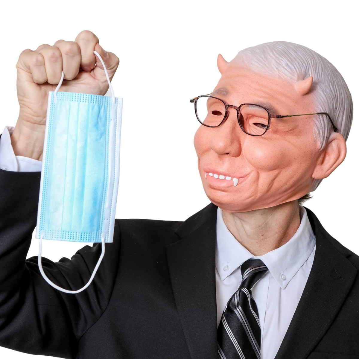 Fauci Mask Halloween Costume Dr Tony Fauci Realistic Latex Full Face Mask | eBay