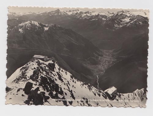 AO AO 01 Conca di Courmayer dal rifugio Torino viaggiata - 第 1/1 張圖片