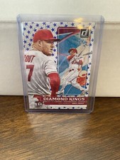 Mike Trout 2022 Donruss Base Diamond Kings Independence Day #14