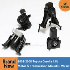 2003-2008 Toyota Corolla 1.8L Engine Motor & Transmission Mount For Automatic