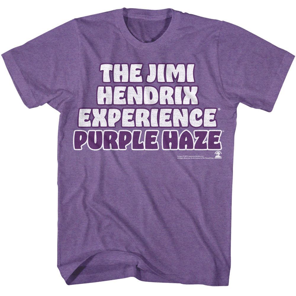Jimi Hendrix Purple Haze Tシャツ Authentic Jimi Hendrix Purple Haze Mineral Wash Graphic Tee