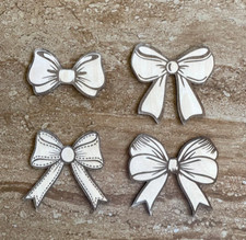 Wood Bow Cutout for Crafts, Unfinished Wooden Bow Shape, DIY Decor, Craft Supply