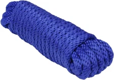 Extreme Max 3008.0079 Solid Braid MFP Utility Rope - 1/2" X 50', Blue