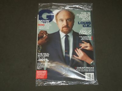 2014 MAY GQ MAGAZINE - LOUIS C.K. COVER - B 2869