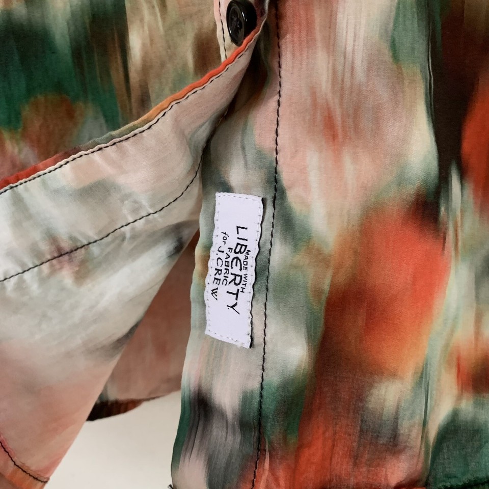J. Crew Shirt Liberty Arts Hazy Days Floral Print Slim Fit Button Down