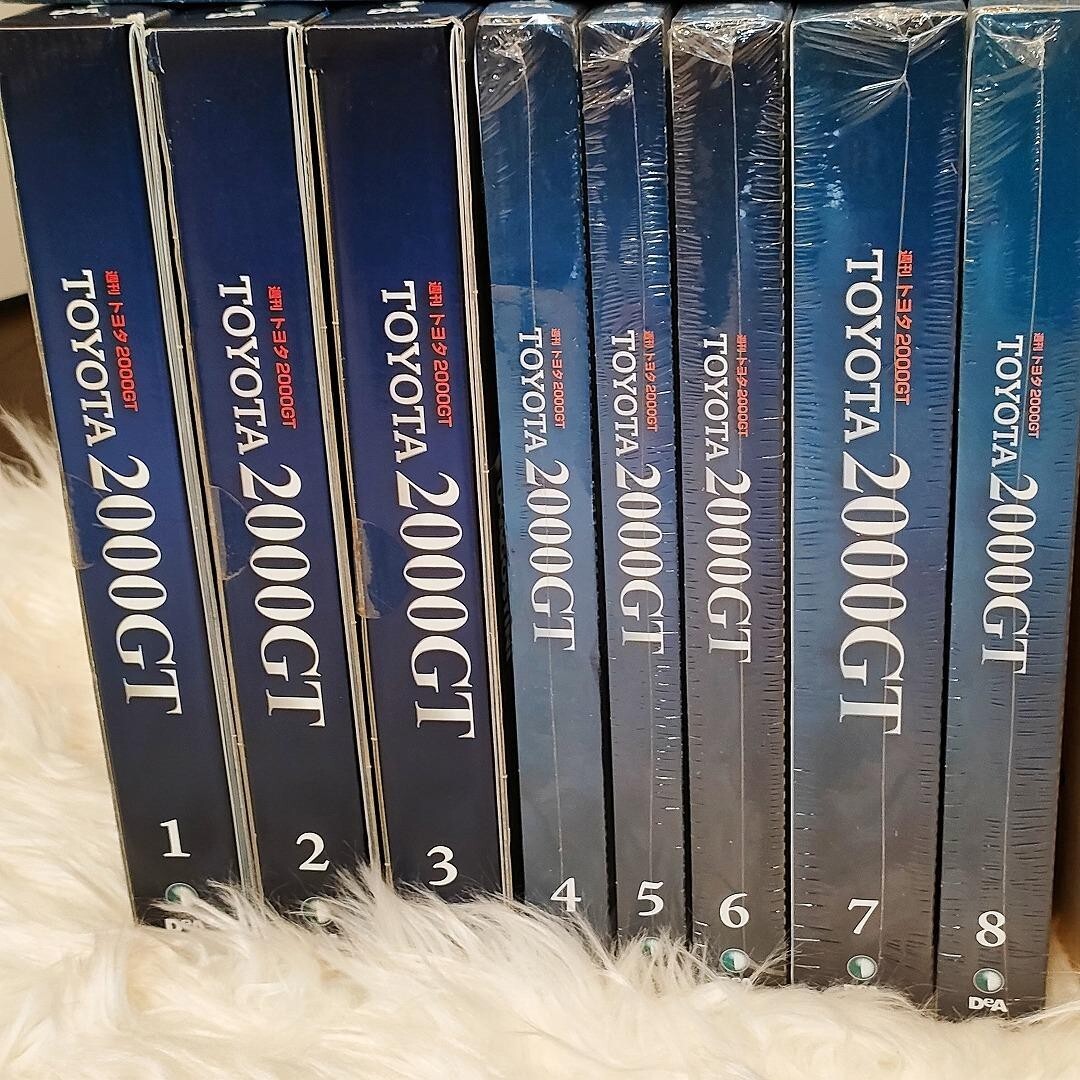 Deagostini Weekly TOYOTA 2000GT Vol.1-65 Complete set unassembled