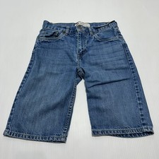 Levi s 505 Regular Short Denim Jeans Boys Sz 12