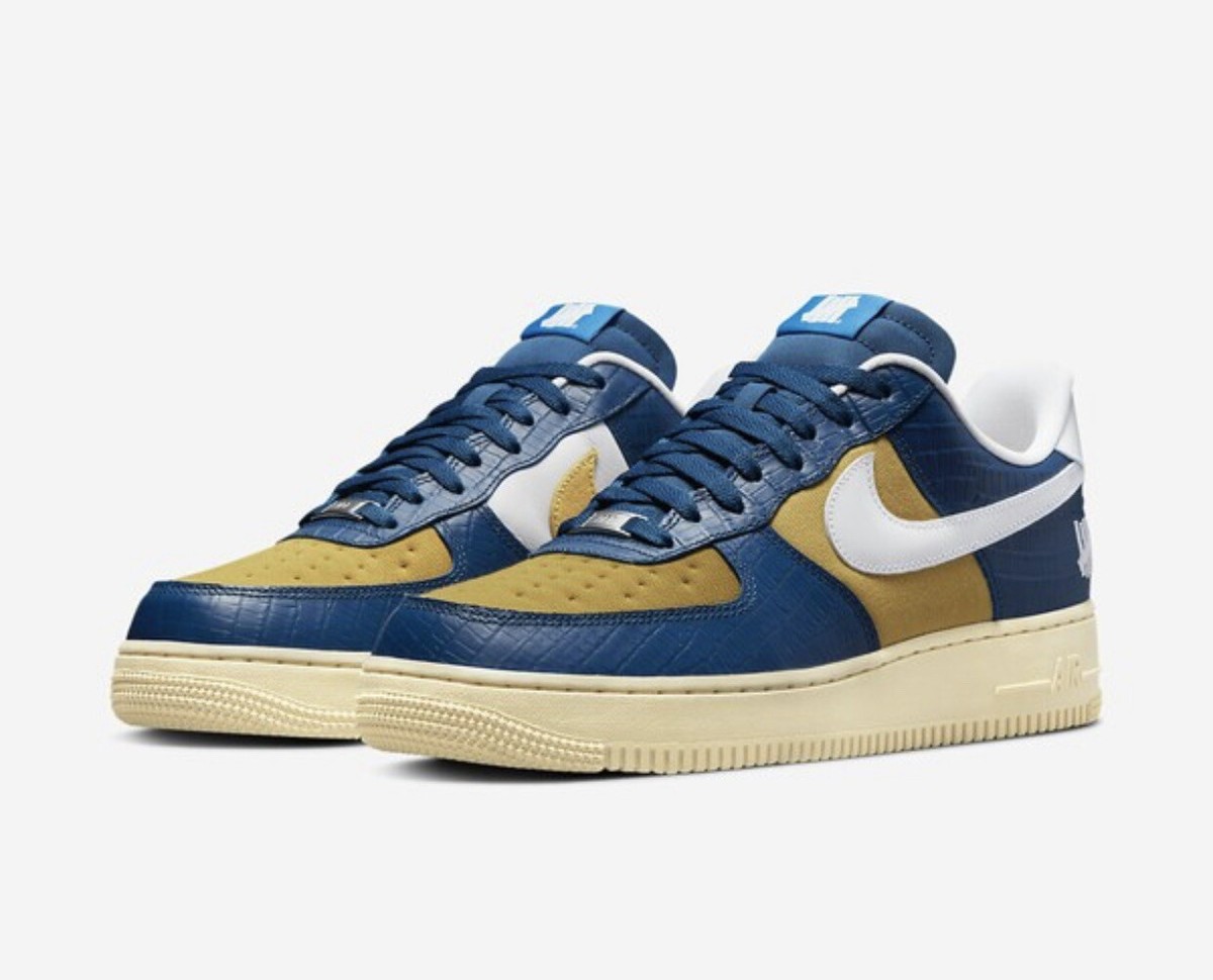 Nike Air Force 1 Low SP Undefeated 5 On It Croc Blue DM8462 400 | eBay