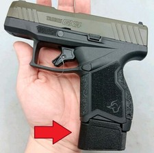 Pinky Grip Extension for Taurus GX4 9mm Magazine 1 Inch - Nylon Carbon Fiber