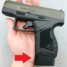 Pinky Grip Extension for Taurus GX4 9mm Magazine 1 Inch - Nylon Carbon Fiber