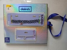 Girls Fun Gift Claire  s Girls Jewelry Tatoo Choker  Stretch Bracelet Set