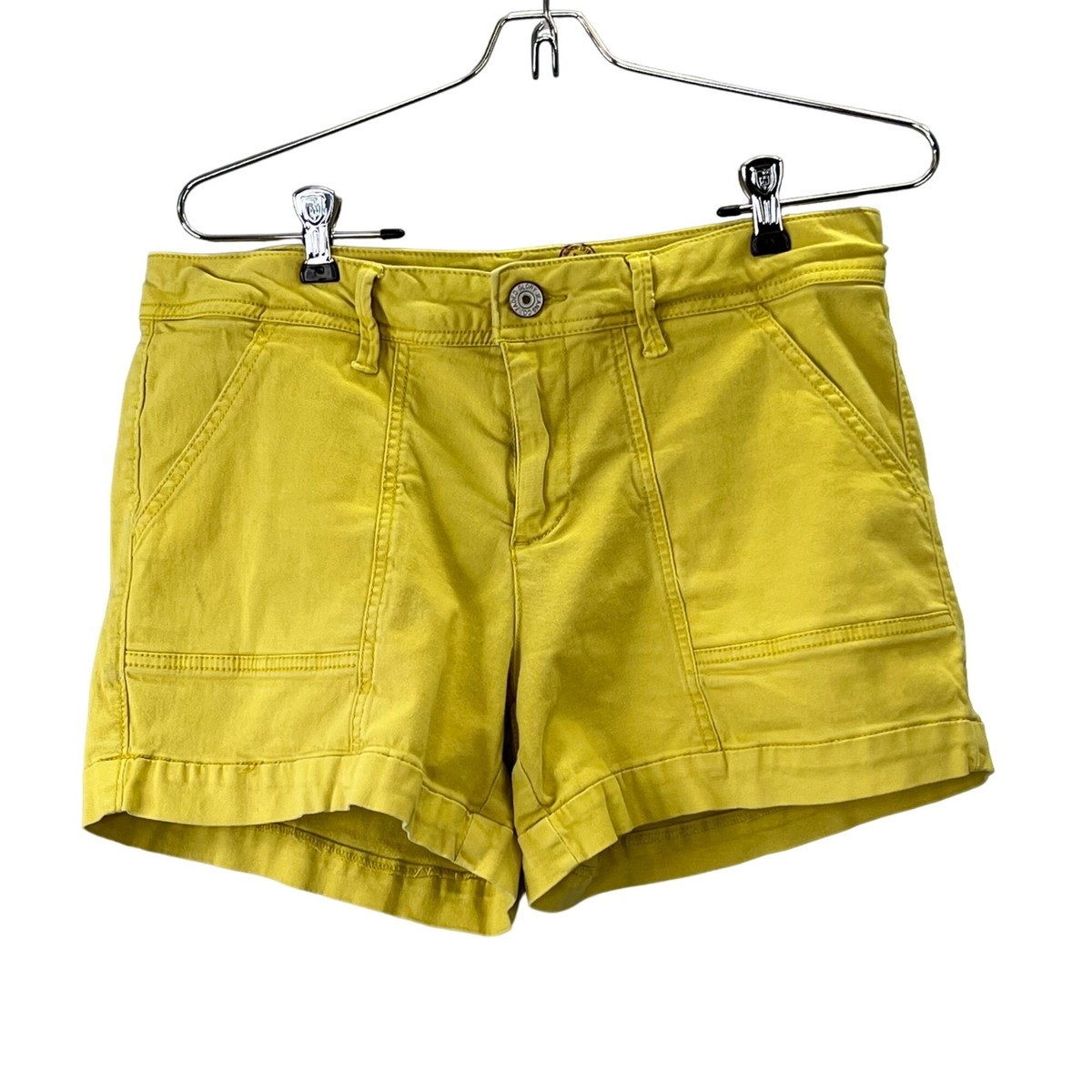 Womens Lime Green Cargo Shorts Faded Glory Lime Green Denim