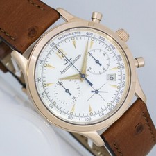 JAEGER-LECOULTRE MASTER CONTROL CHRONOGRAPH 34mm UHR Ref. 145.2.31 GOLD 18K
