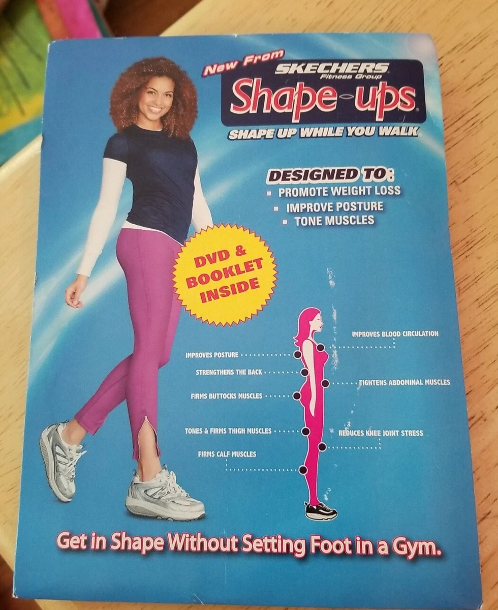 2009 Fitness Group Shape Ups DVD &amp; sneaker shoe Collectors Gym |