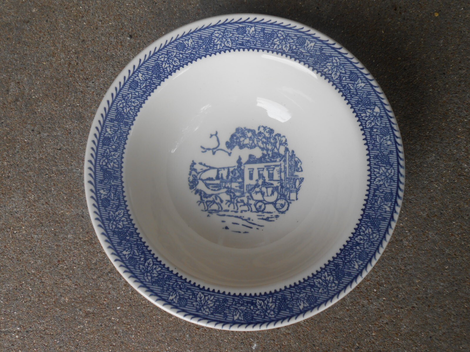 Homer Laughlin Shakespeare Country  7" SOUP BOWL   USA