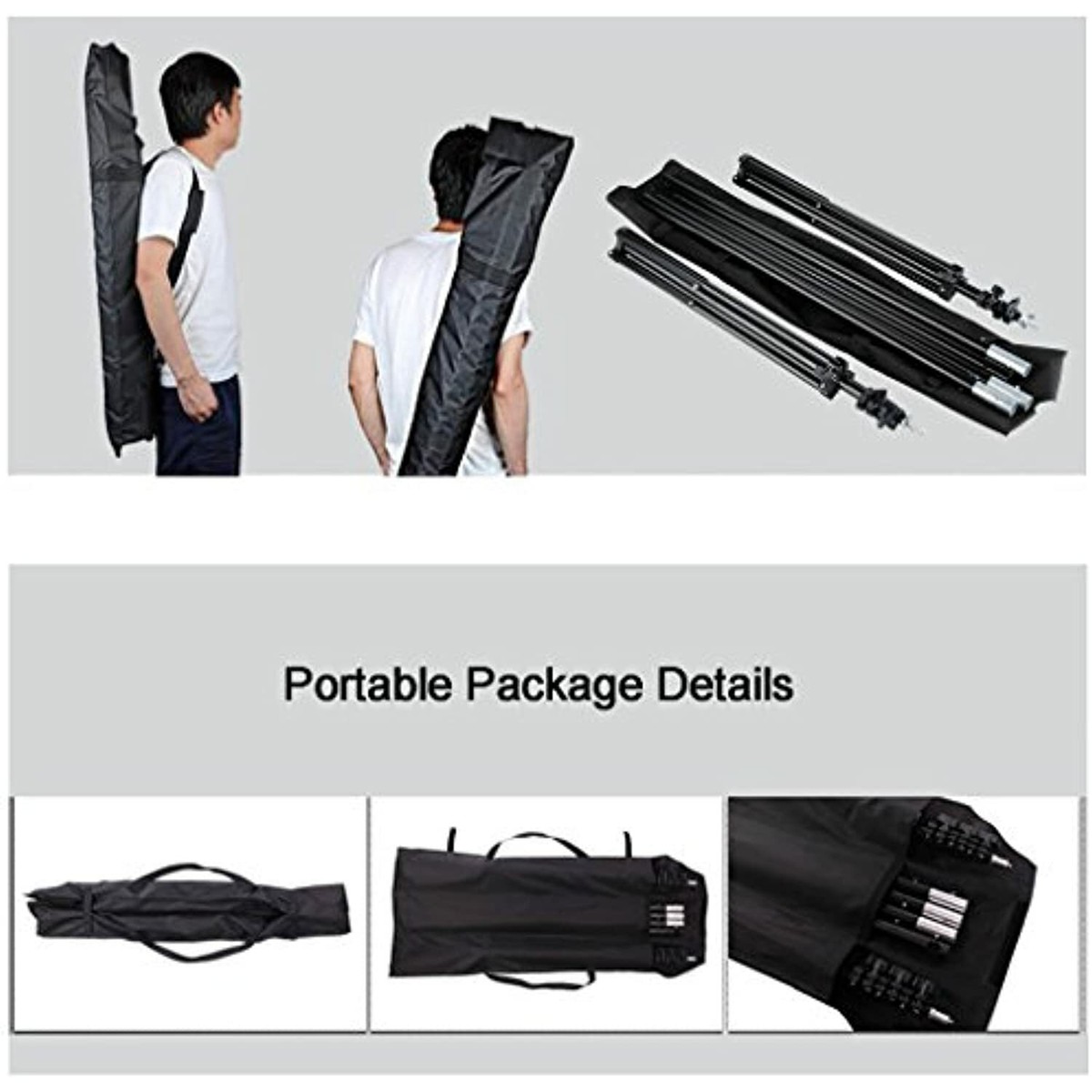 CRAPHY Photo Studio Umbrella Lighting Kit 1250W 5500K Photography 